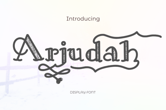 Arjudah Display Font for Professional Branding and Creative Projects