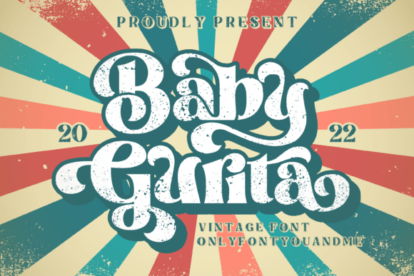 Baby Gurita: A Display Font for Creative Branding and Editorial Design