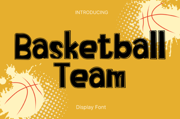 Basketball Team Font for Professional Branding