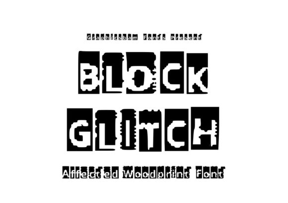 Block Glitch: A Distinctive Typeface for Modern Editorial Design