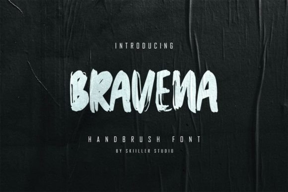 Bravena: A Modern Display Font for Bold Editorial Design