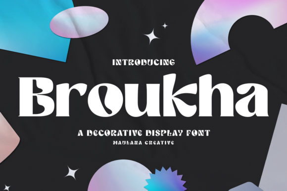 Broukha: A Bold Display Typeface for Modern Editorial Design