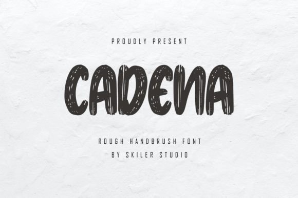 Cadena Display Font for Editorial Design