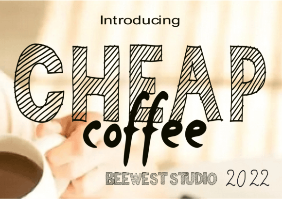 Cheap Coffee Font for Bold Branding and Eye-Catching Designs