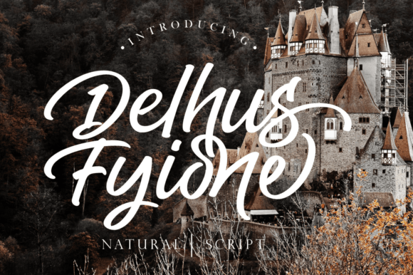 Delhus Fyione: A Bold and Natural Display Font for Editorial Projects