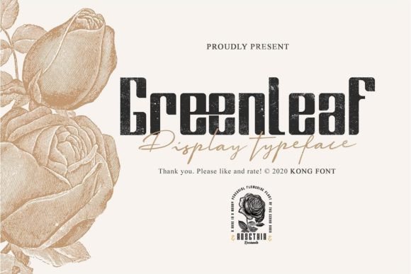 Greenleaf: A Modern Display Font for Creative Campaigns