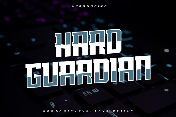 Hard Guardian: A Bold Display Typeface for Dynamic Editorial Design