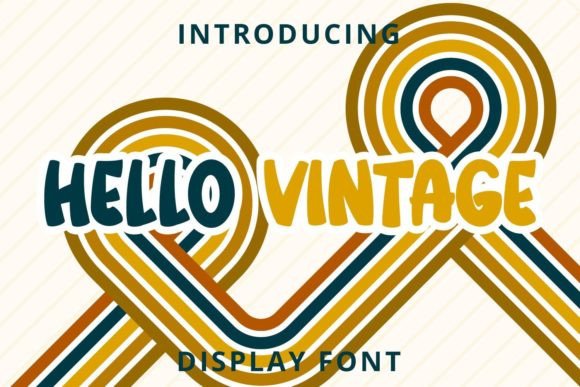 Hello Vintage Font for Handmade Creations