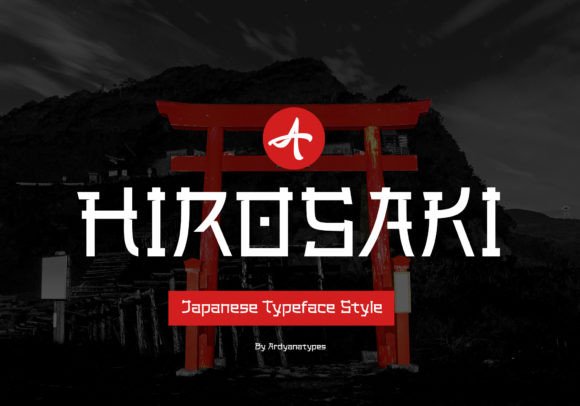 Hirosaki: A Japanese-Inspired Display Font for Bold Branding