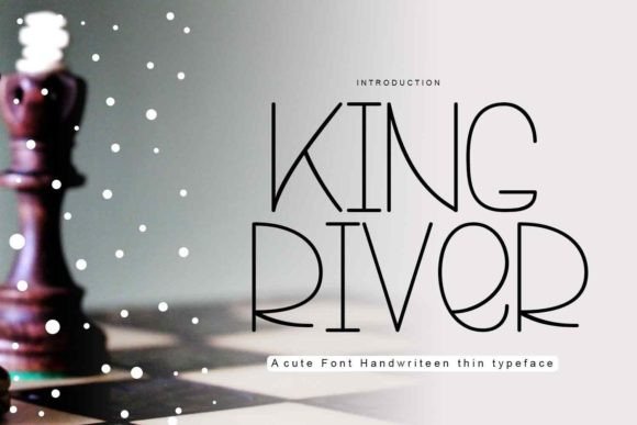 King River: A Simple Display Font for Polished Branding