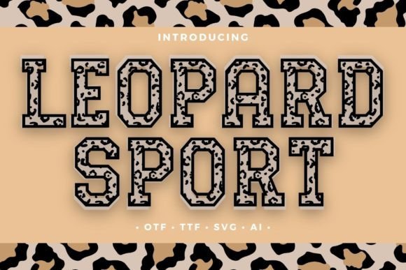 Leopard Sport Font for Eye-Catching Campaign Designs