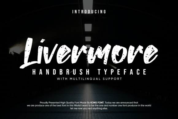 Livermore Font for Modern Branding and Creative Projects