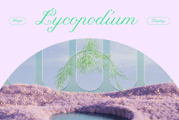 Lycopodium: A Display Font Inspired by Nature and Craft
