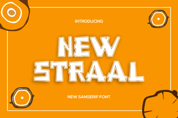 New Straal Display Font for Bold Branding and Editorial Design