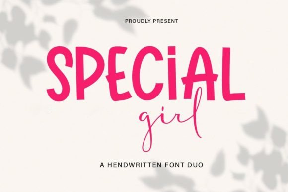 Special Girl Font for Creative and Editorial Design