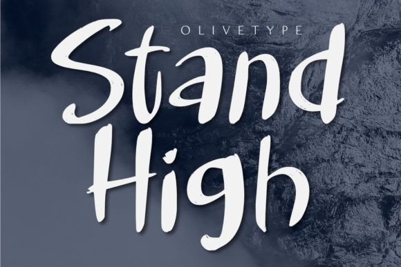Stand High: A Bold Display Font for Digital Creatives