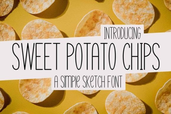 Sweet Potato Chips Font for Modern Branding and Design Projects