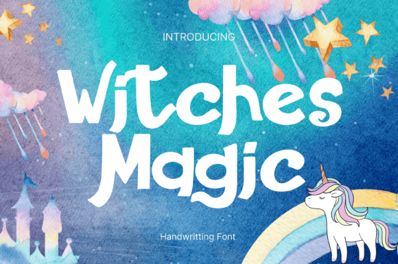 Witches Magic: A Whimsical Display Font for Digital Creatives